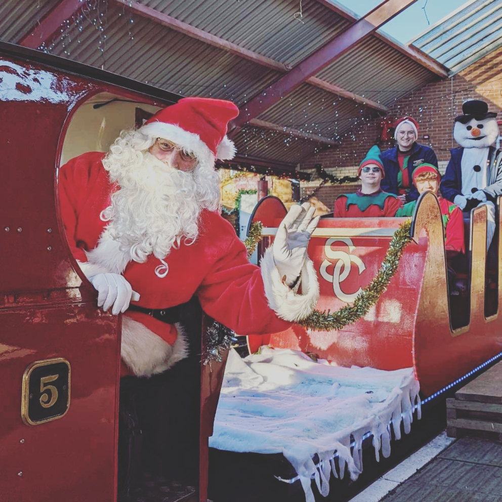 Santa on the Train at Cleethorpes